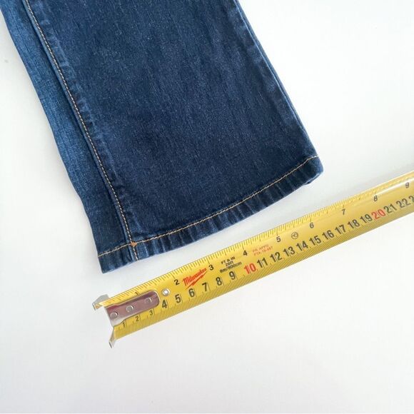 Pilcro & The Letterpress Jeans Low-Rise Straight Blue Denim Womens 30 Whiskering - Picture 11 of 12